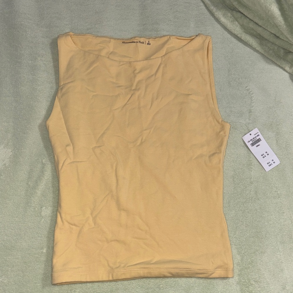 Abercrombie & Fitch Yellow Tank Top